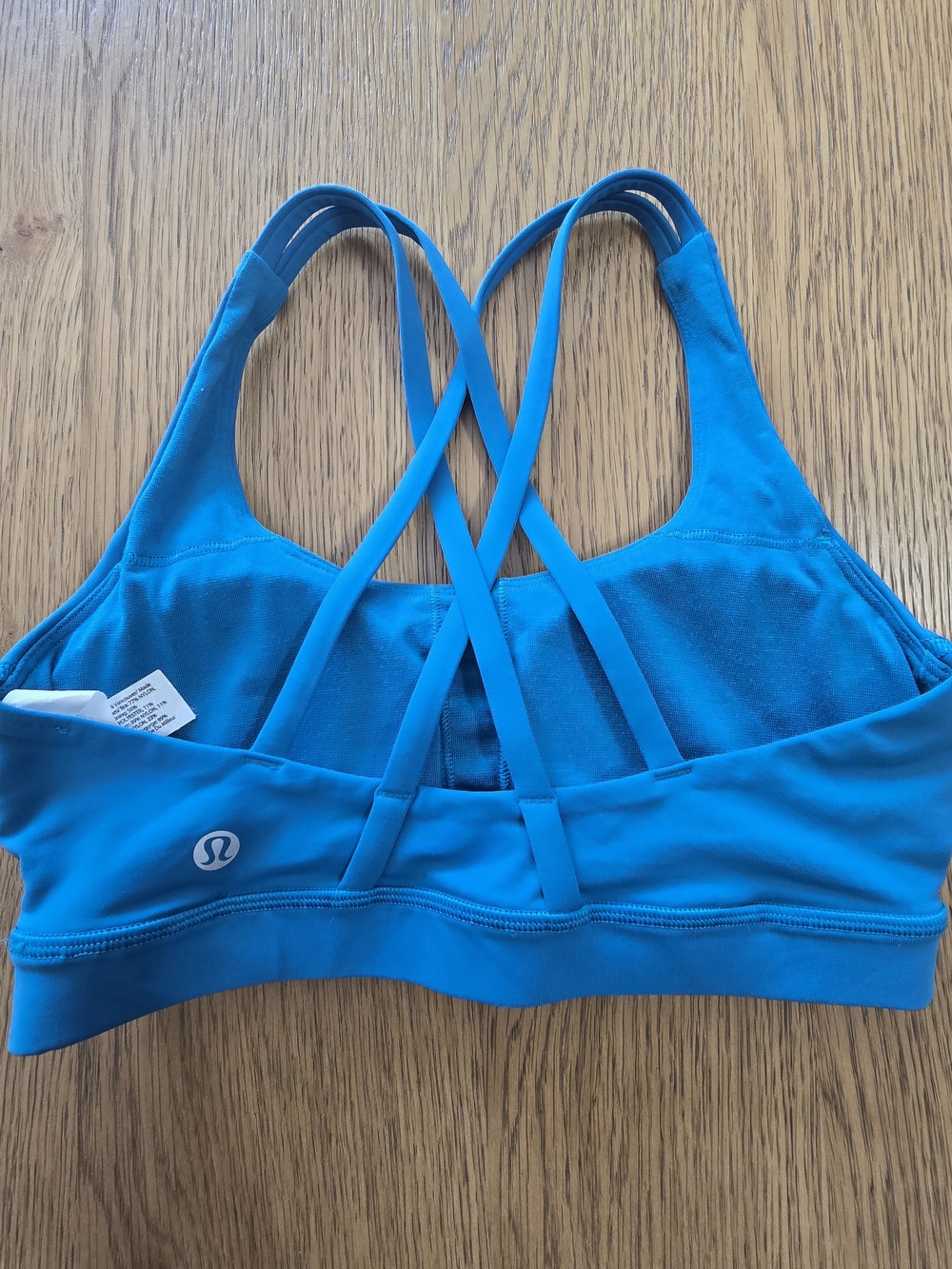 lululemon athletica Bright Teal Strappy Sports Bra